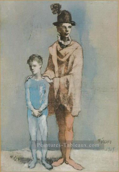 Acrobate et jeune arlequin 4 1905 cubiste Pablo Picasso Peintures à l'huile